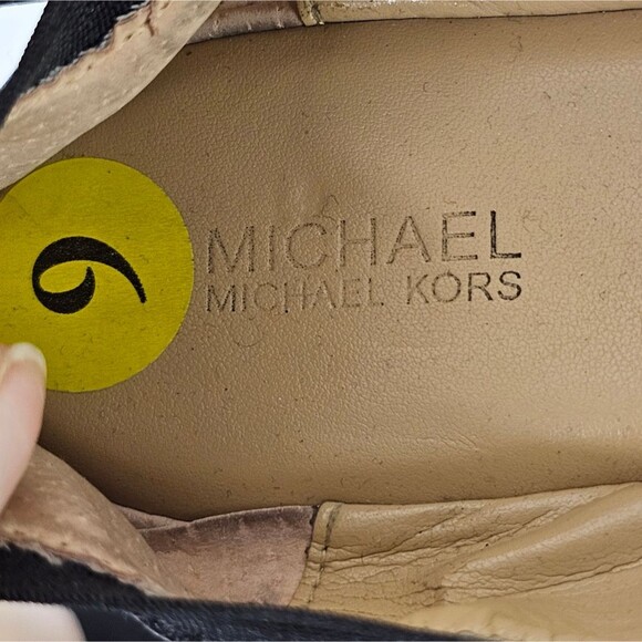 Michael Michael Kors Black Dixie Patent Leather Cap Toe Bowed Flats - Picture 11 of 11